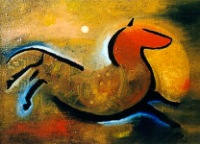 Pferd im Maimond